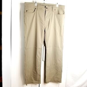 Prana M4BN30312 Brion II Brown Slim Fit Pockets Button Casual Men's Pants 38Wx29